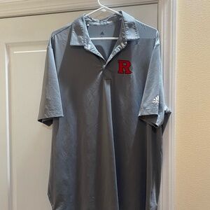 Men's Adidas Rutgers Scarlet Knights Polo Shirt XL